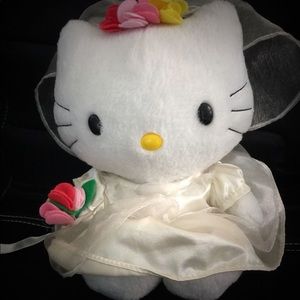 Hello Kitty Wedding Gown Plush McDonalds happy meal Special Edition 1999